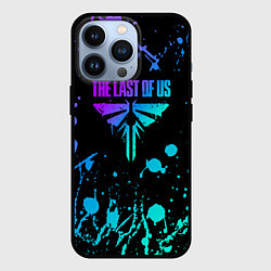 Чехол для iPhone 13 Pro The last of us брызги в неоновом окрккасе, цвет: 3D-черный