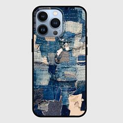 Чехол iPhone 13 Pro Patchwork Jeans Осень Зима 2023