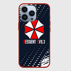 Чехол для iPhone 13 Pro Umbrella Corporation Resident Evil Краски, цвет: 3D-красный