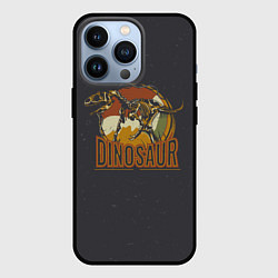 Чехол для iPhone 13 Pro Динозавр-древность, цвет: 3D-черный