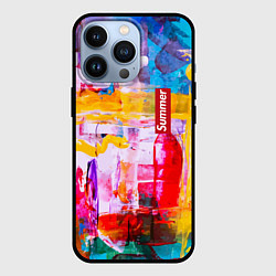 Чехол для iPhone 13 Pro Импрессионизм Лето Абстракция Impressionism Summer, цвет: 3D-черный