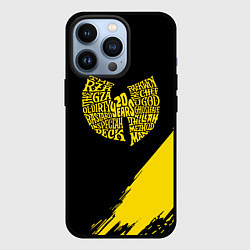 Чехол для iPhone 13 Pro Wu-tang clan логотип, цвет: 3D-черный