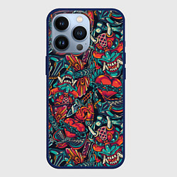Чехол iPhone 13 Pro Japanese mask l Oni