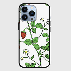 Чехол iPhone 13 Pro Цветы Земляники Лесной