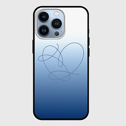 Чехол для iPhone 13 Pro Сердце love yourself, цвет: 3D-черный