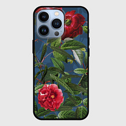 Чехол для iPhone 13 Pro Цветы Розы В Саду, цвет: 3D-черный