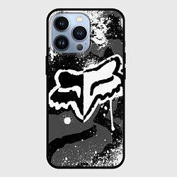 Чехол для iPhone 13 Pro FOX RACING - МОТОКРОСС БРЫЗГИ, цвет: 3D-черный