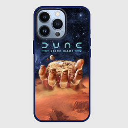 Чехол iPhone 13 Pro Dune: Spice Wars песчаные дюны и рука с базой