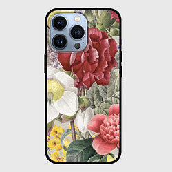 Чехол iPhone 13 Pro Цветы Красочный Садовый Букет