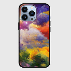 Чехол iPhone 13 Pro Красочный горный пейзаж Грузия Colorful mountain l