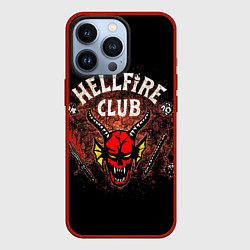 Чехол для iPhone 13 Pro Hellfire club, цвет: 3D-красный