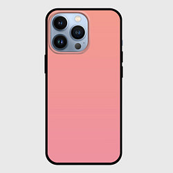 Чехол для iPhone 13 Pro Gradient Roseanna Orange to pink, цвет: 3D-черный