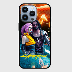 Чехол iPhone 13 Pro Cyberpunk2077 Johnny Vi girl