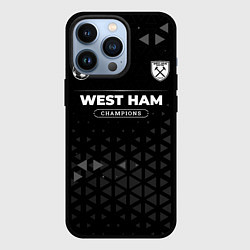 Чехол iPhone 13 Pro West Ham Champions Uniform