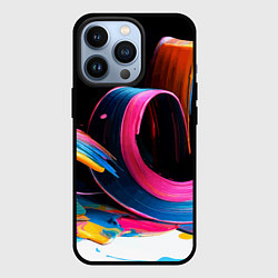 Чехол iPhone 13 Pro Разноцветный мазки краски Абстракция Multicolored