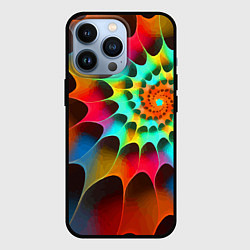 Чехол iPhone 13 Pro Красочная неоновая спираль Colorful neon spiral