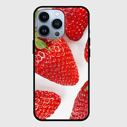 Чехол iPhone 13 Pro Strawberries