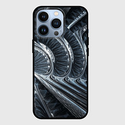 Чехол iPhone 13 Pro Фрактальный абстрактный паттерн Броня Fractal Abst