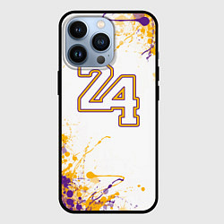 Чехол для iPhone 13 Pro Коби Брайант Lakers 24, цвет: 3D-черный