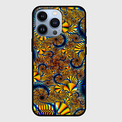 Чехол iPhone 13 Pro FRACTAL COLOR PATTERN