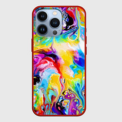 Чехол iPhone 13 Pro Неоновые всплески красок Лето Neon splashes of col