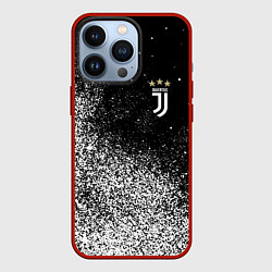 Чехол iPhone 13 Pro Ювентус juventus Белые брызги