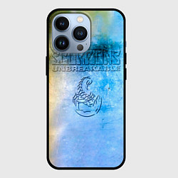 Чехол для iPhone 13 Pro Unbreakable - Scorpions, цвет: 3D-черный