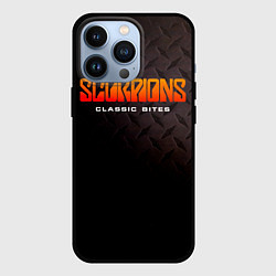 Чехол для iPhone 13 Pro Classic Bites - Scorpions, цвет: 3D-черный