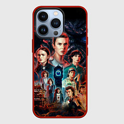 Чехол для iPhone 13 Pro ОЧЕНЬ СТРАННЫЕ ДЕЛА 4 STRANGER THINGS 4, цвет: 3D-красный