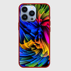 Чехол iPhone 13 Pro Абстрактная неоновая композиция Abstract neon comp