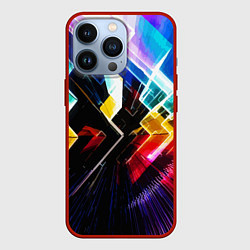 Чехол iPhone 13 Pro Неоновая молния Абстракция Neon Lightning Abstract