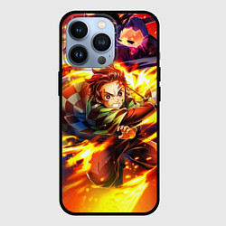 Чехол iPhone 13 Pro Клинок, рассекающий демонов Demon Slayer