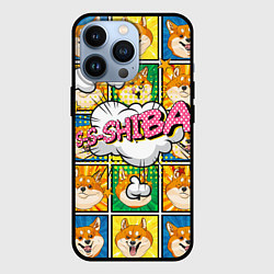 Чехол iPhone 13 Pro Pop art shiba inu