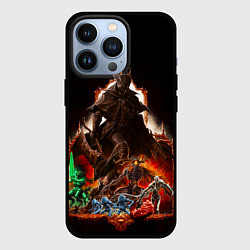 Чехол iPhone 13 Pro BLOODBORNE Экспозиция боссов