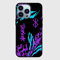 Чехол iPhone 13 Pro Berserk bleck mask neon