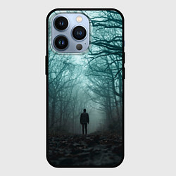 Чехол для iPhone 13 Pro Парень в лесу, цвет: 3D-черный