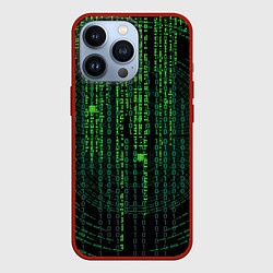 Чехол iPhone 13 Pro Бинарная матрица