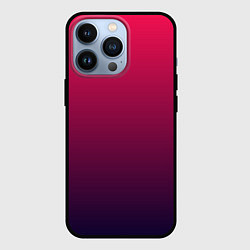 Чехол iPhone 13 Pro RED to dark BLUE GRADIENT
