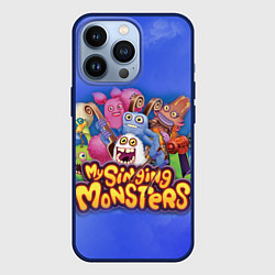 Чехол для iPhone 13 Pro My singing monsters поющие монстры, цвет: 3D-тёмно-синий