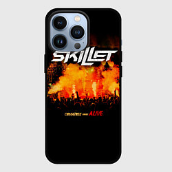 Чехол для iPhone 13 Pro Comatose Comes Alive - Skillet, цвет: 3D-черный