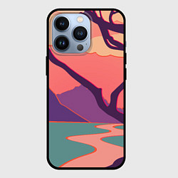 Чехол iPhone 13 Pro Оранжевое небо