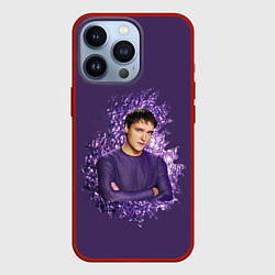 Чехол для iPhone 13 Pro Юра Шатунов вечно молодой, цвет: 3D-красный