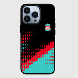 Чехол для iPhone 13 Pro Ливерпуль краска, цвет: 3D-черный