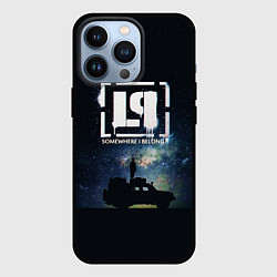 Чехол для iPhone 13 Pro Linkin Park ночь, цвет: 3D-черный