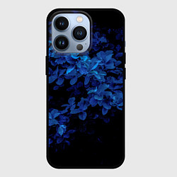 Чехол iPhone 13 Pro BLUE FLOWERS Синие цветы