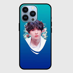 Чехол для iPhone 13 Pro SUGA BTS, цвет: 3D-черный