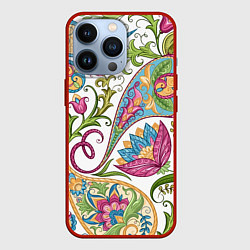 Чехол iPhone 13 Pro Fashionable floral Oriental pattern Summer 2025