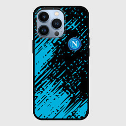 Чехол для iPhone 13 Pro Napoli голубая textura, цвет: 3D-черный