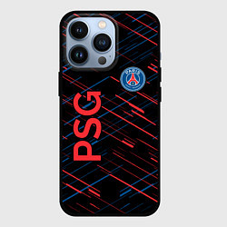 Чехол iPhone 13 Pro Psg красные синие чёрточки