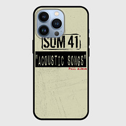 Чехол для iPhone 13 Pro Sum 41 - The Acoustics Full Album, цвет: 3D-черный